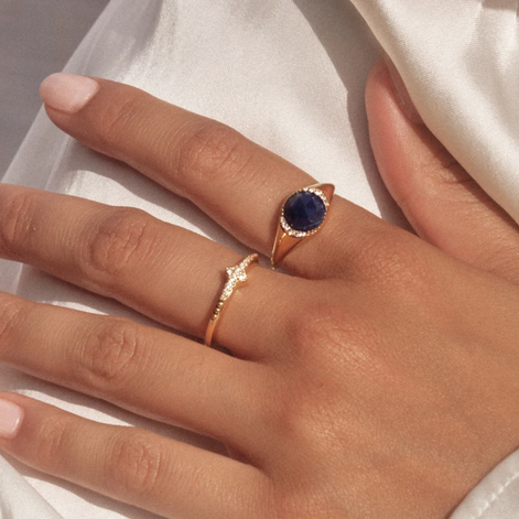 Silver Luna Light Ring