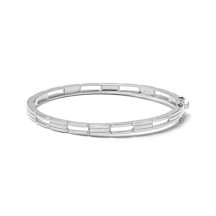 Silver Aubar Bold Bangle