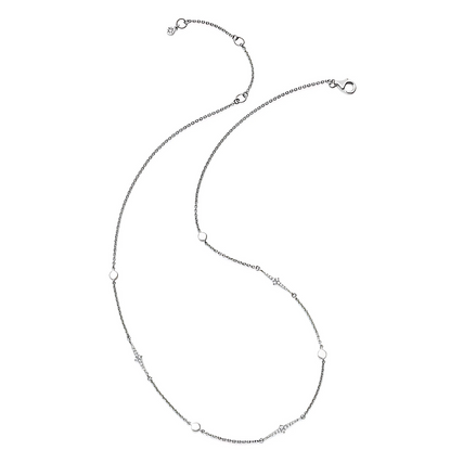 Silver Luna Light Station Necklace