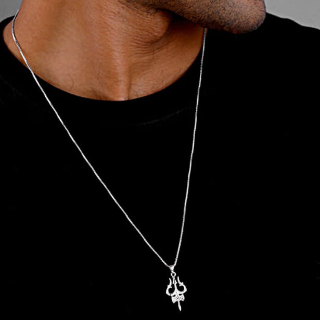 Trishul Pendant with chain