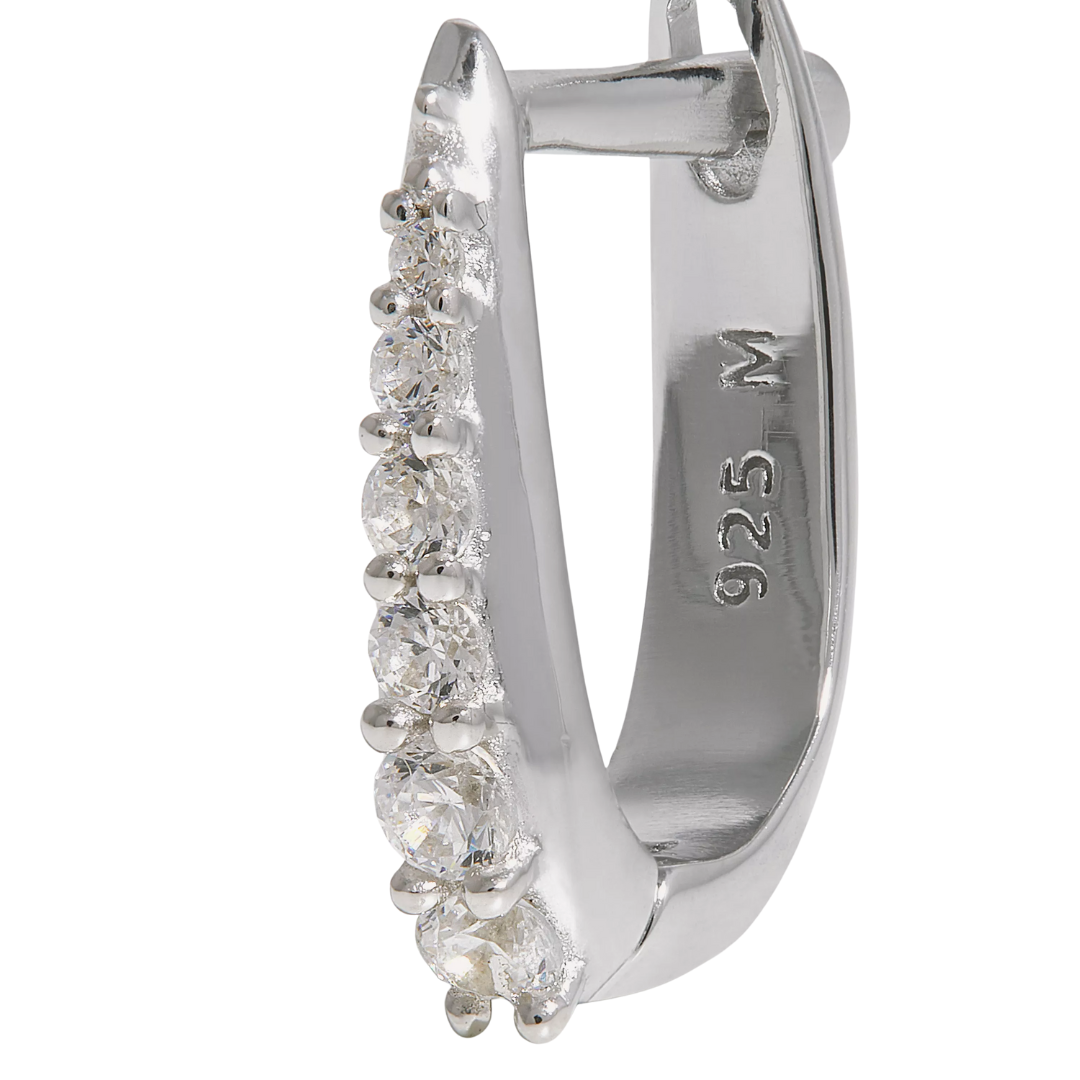 Claw Huggie Hoop Earrings