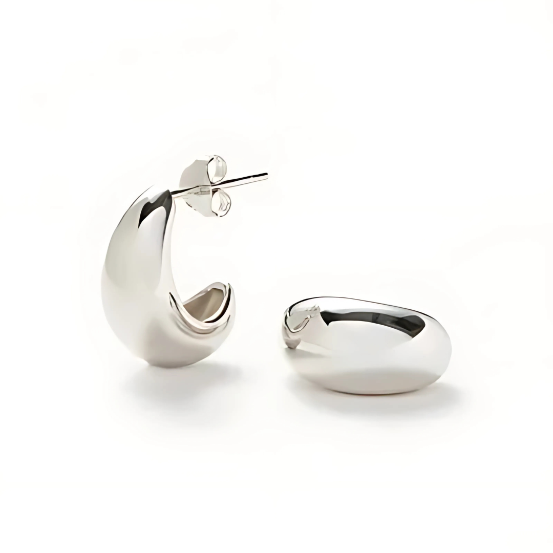 Savi Dome Small Hoop Earrings