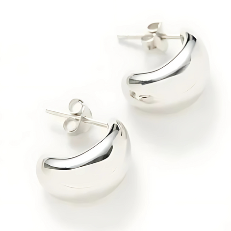 Savi Dome Small Hoop Earrings