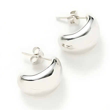 Savi Dome Small Hoop Earrings