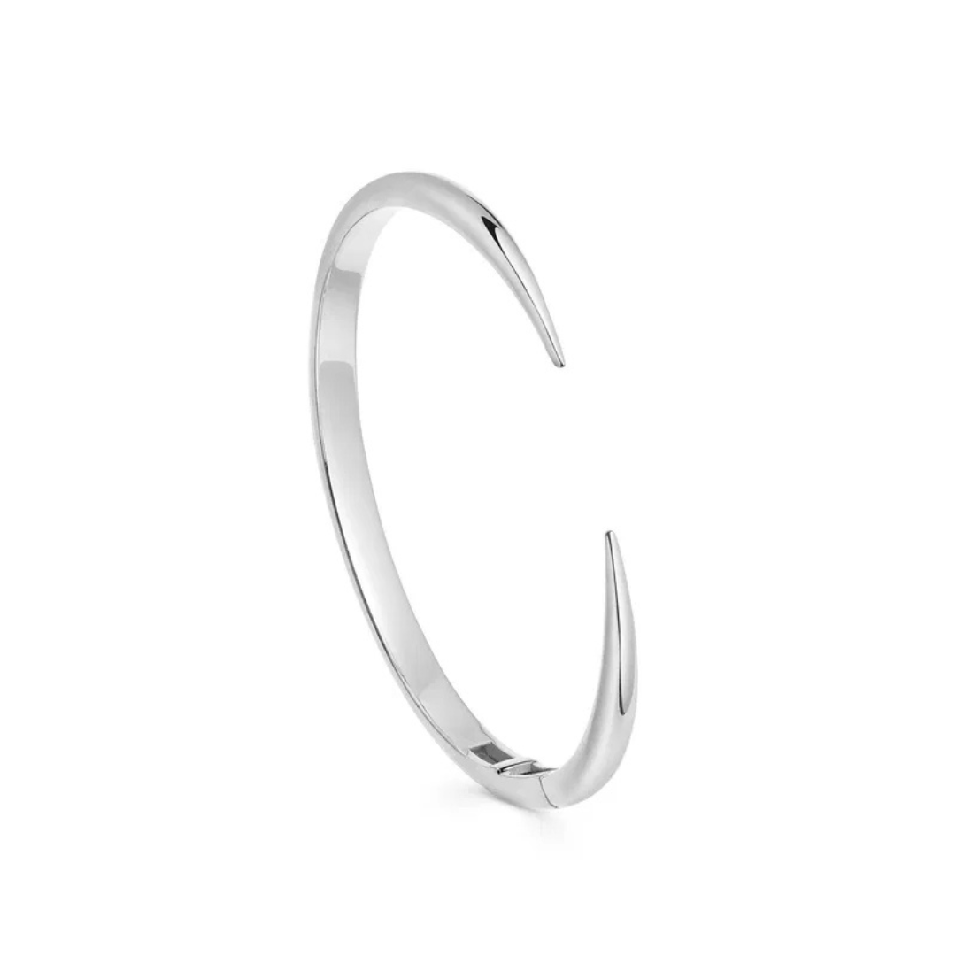 Sleek Minimalist Open Claw Cuff Bangle