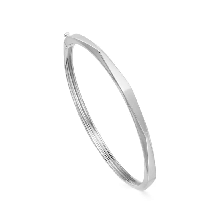 Silver Deco Bangle