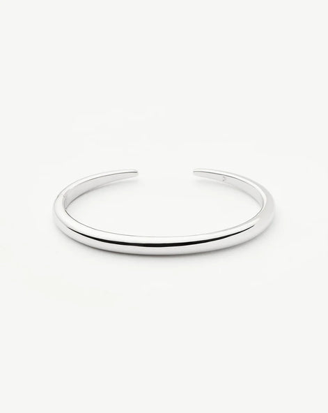 Sleek Minimalist Open Claw Cuff Bangle