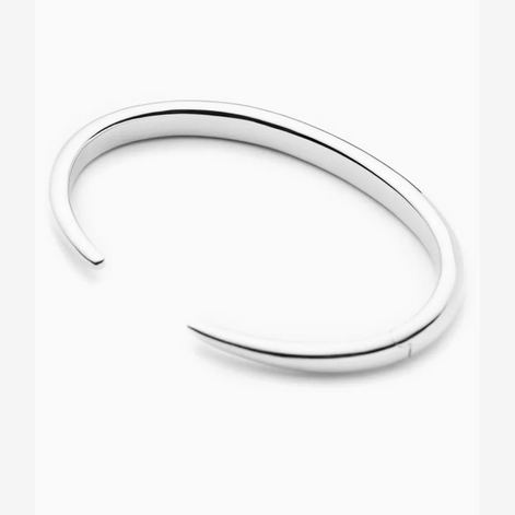 Sleek Minimalist Open Claw Cuff Bangle
