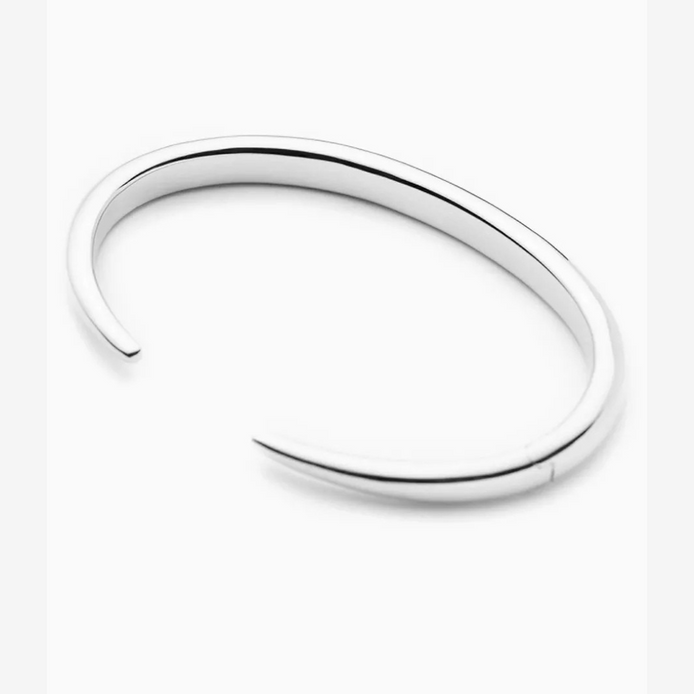 Sleek Minimalist Open Claw Cuff Bangle