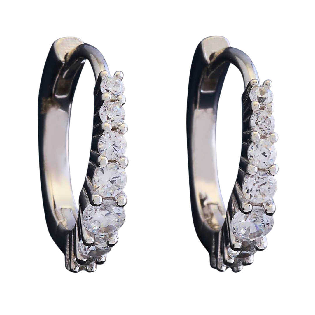 Claw Huggie Hoop Earrings