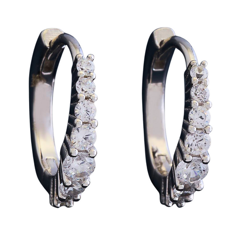 Claw Huggie Hoop Earrings